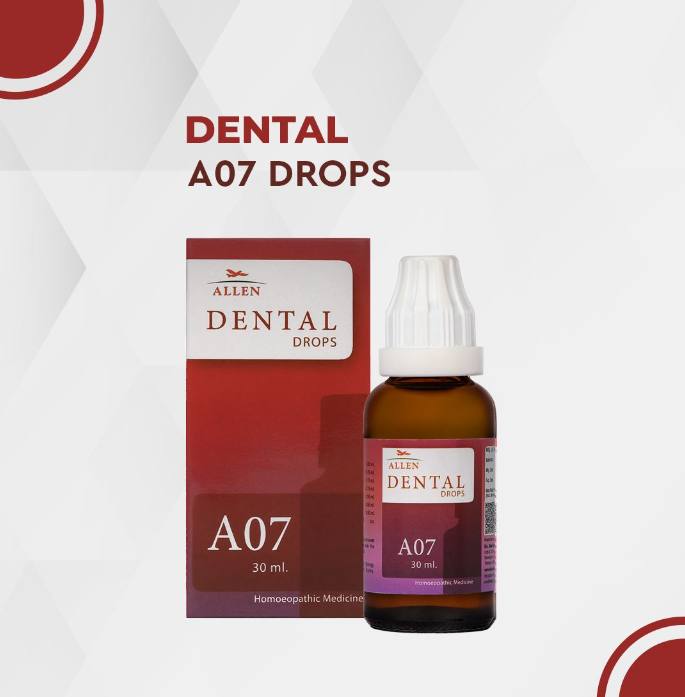 Picture of Allen Homeopathy A07 Dental Drops  - 30 ML