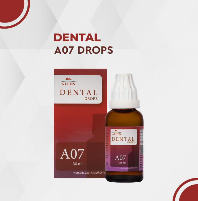 Show details for Allen Homeopathy A07 Dental Drops  - 30 ML Picture of Allen Homeopathy A07 Dental Drops  - 30 ML