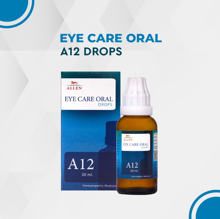 Picture of Allen Homeopathy A12 Eye Care Oral Drops  - 30 ML