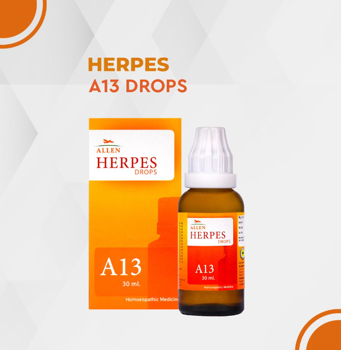 Show details for Allen Homeopathy A13 Herpes Drops  - 30 ML Picture of Allen Homeopathy A13 Herpes Drops  - 30 ML