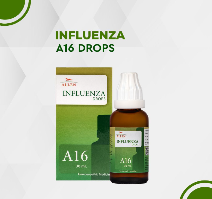 Show details for Allen Homeopathy A16 Influenza Drops  - 30 ML Picture of Allen Homeopathy A16 Influenza Drops  - 30 ML
