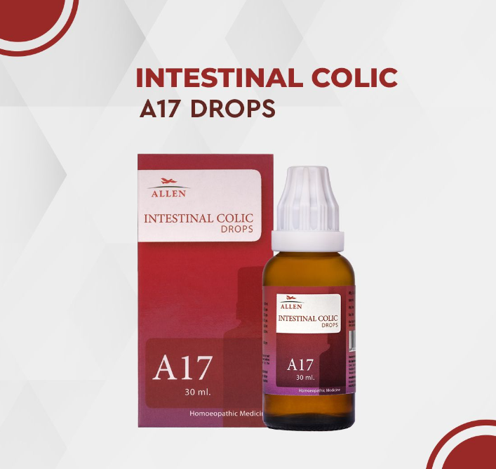 Show details for Allen Homeopathy A17 Intestinal Colic Drops  - 30 ML Picture of Allen Homeopathy A17 Intestinal Colic Drops  - 30 ML