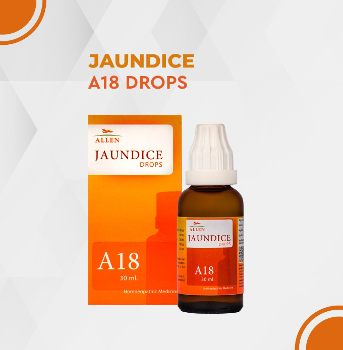 Picture of Allen Homeopathy A18 Jaundice  Drops  - 30 ML