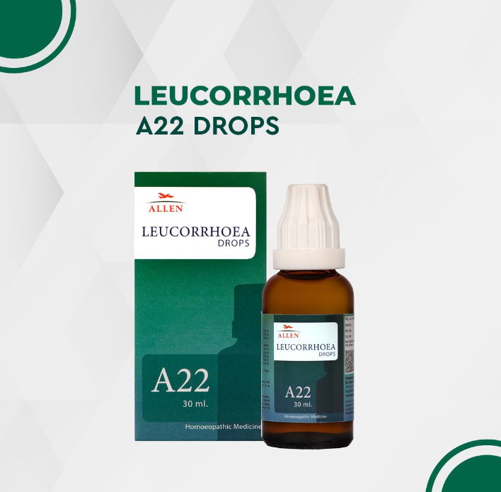 Picture of Allen Homeopathy A22 Leucorrhoea Drops  - 30 ML