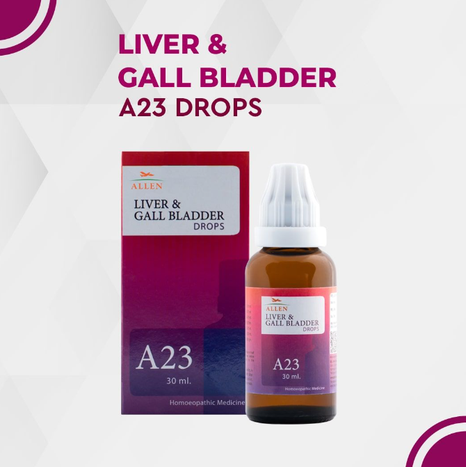 Picture of Allen Homeopathy A23 Liver And Gall Bladder  Drops  - 30 ML