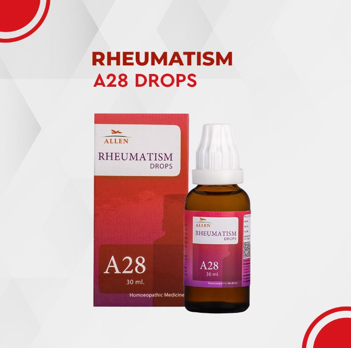 Picture of Allen Homeopathy A28 Rheumatism Drops  - 30 ML