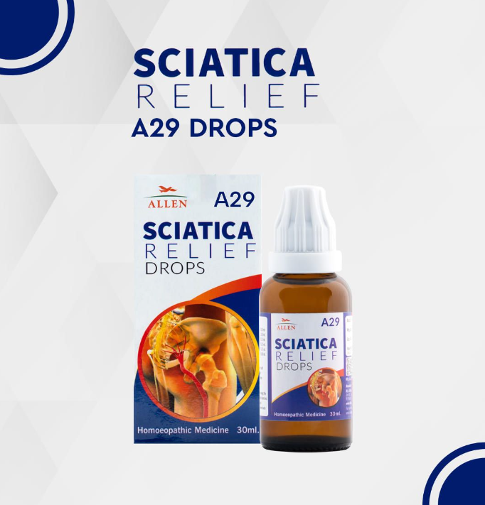 Picture of Allen Homeopathy A29 Sciatica Relief Drops  - 30 ML