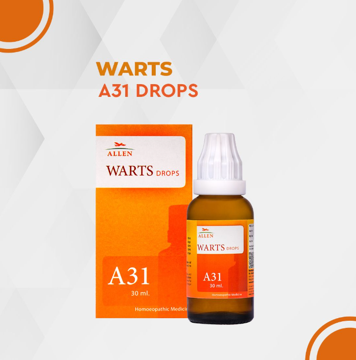 Picture of Allen Homeopathy A31 Warts Drops  - 30 ML