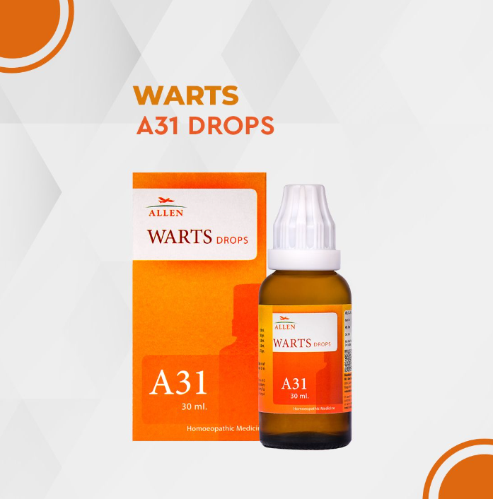 Show details for Allen Homeopathy A31 Warts Drops  - 30 ML Picture of Allen Homeopathy A31 Warts Drops  - 30 ML