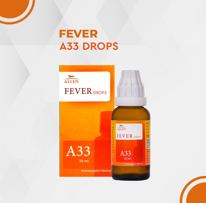 Picture of Allen Homeopathy A33 Fever Drops  - 30 ML