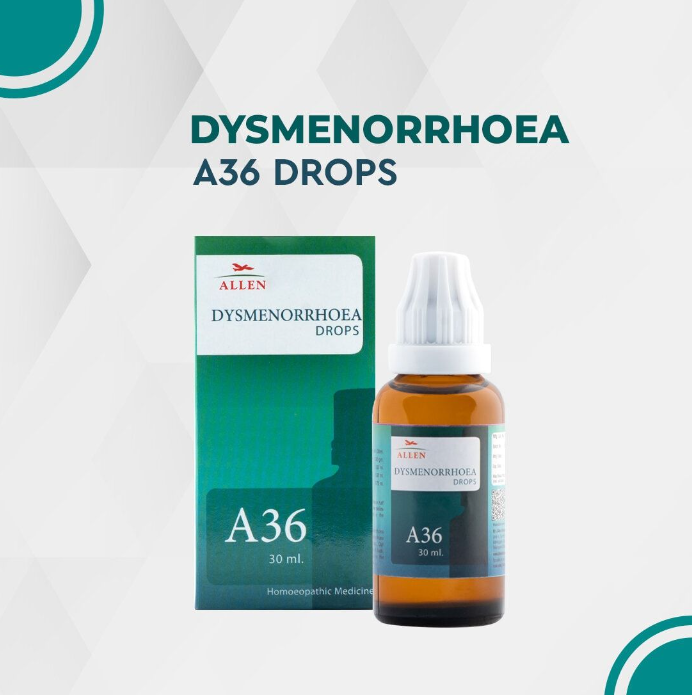 Picture of Allen Homeopathy A36 Dysmenorrhoea Drops  - 30 ML