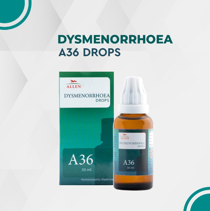 Show details for Allen Homeopathy A36 Dysmenorrhoea Drops  - 30 ML Picture of Allen Homeopathy A36 Dysmenorrhoea Drops  - 30 ML