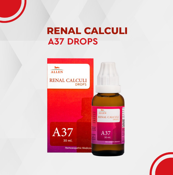 Picture of Allen Homeopathy A37 Renal Calculi Drops  - 30 ML