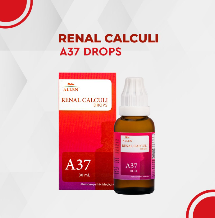 Show details for Allen Homeopathy A37 Renal Calculi Drops  - 30 ML Picture of Allen Homeopathy A37 Renal Calculi Drops  - 30 ML