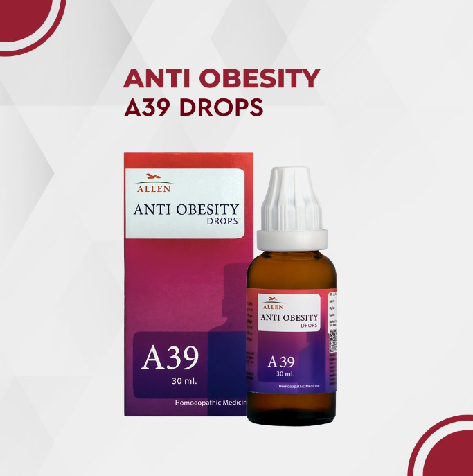 Picture of Allen Homeopathy A39 Anti Obesity Drops  - 30 ML