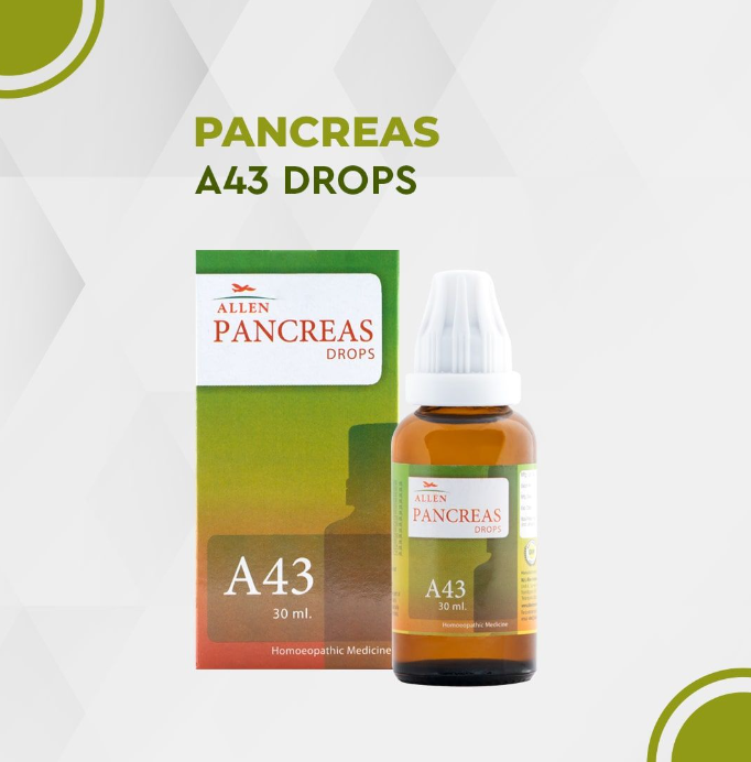 Picture of Allen Homeopathy A43 Pancreas Drops  - 30 ML