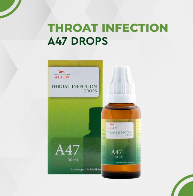 Show details for Allen Homeopathy A47 Throat Infection Drops  - 30 ML Picture of Allen Homeopathy A47 Throat Infection Drops  - 30 ML