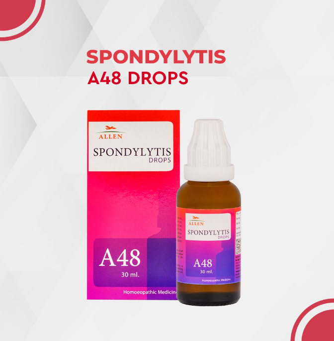 Picture of Allen Homeopathy A48 Spondylytis Drops  - 30 ML