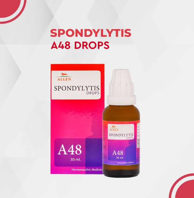 Show details for Allen Homeopathy A48 Spondylytis Drops  - 30 ML Picture of Allen Homeopathy A48 Spondylytis Drops  - 30 ML