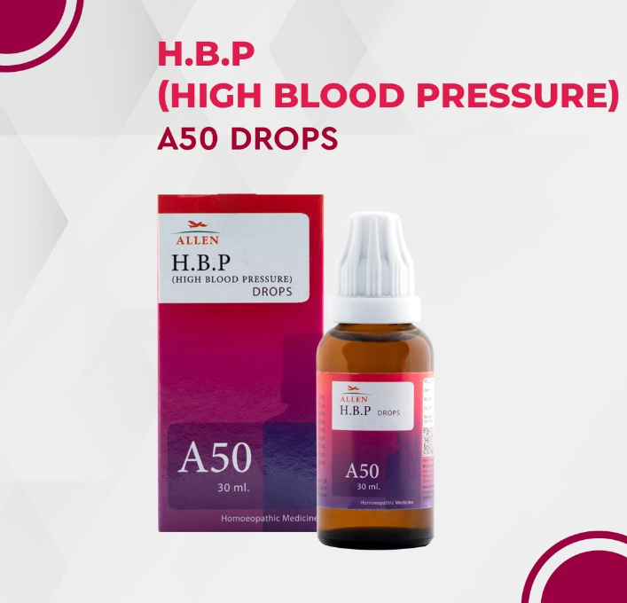 Show details for Allen Homeopathy A50 H.B.P (High Blood Pressure) Drops  - 30 ML Picture of Allen Homeopathy A50 H.B.P (High Blood Pressure) Drops  - 30 ML