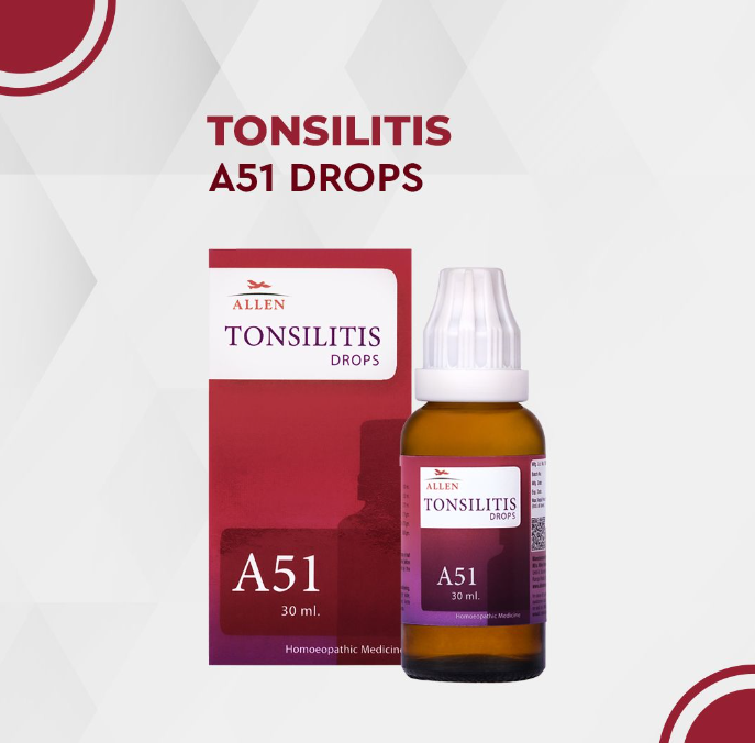 Show details for Allen Homeopathy A51 Tonsilitis Drops  - 30 ML Picture of Allen Homeopathy A51 Tonsilitis Drops  - 30 ML