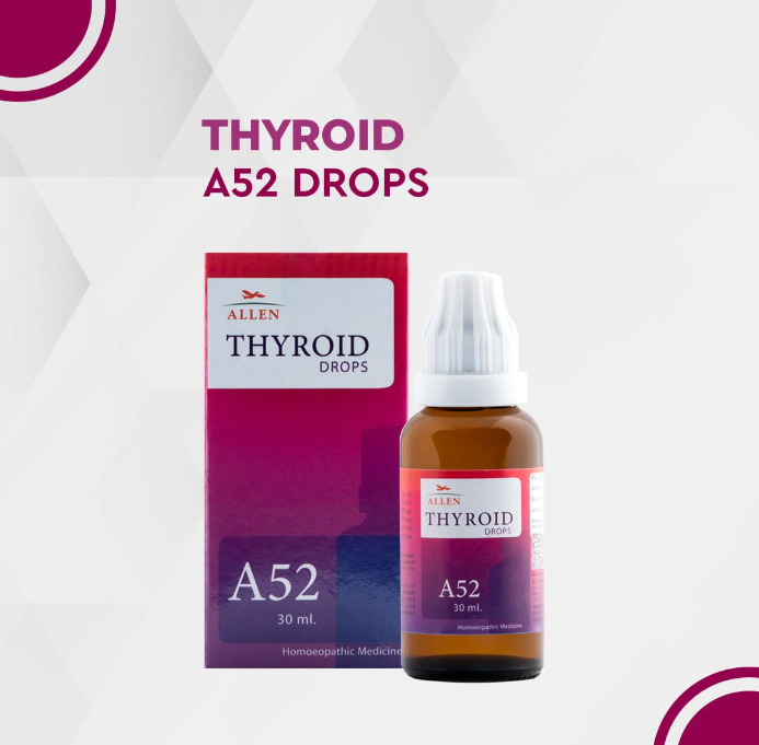 Picture of Allen Homeopathy A52 Thyroid Drops  - 30 ML