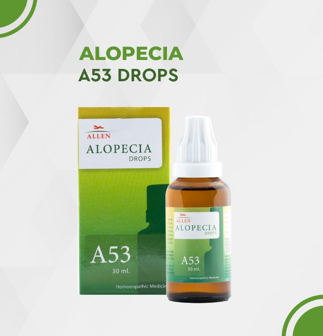 Picture of Allen Homeopathy A53 Alopecia Drops  - 30 ML