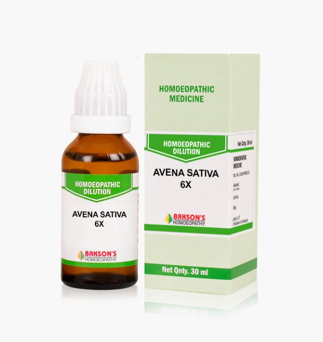 Show details for Bakson's Homeopathy Avena Sativa Dilution - 30 ML Picture of Bakson's Homeopathy Avena Sativa Dilution - 30 ML