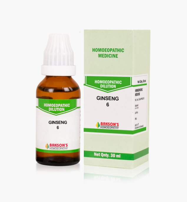 Picture of Bakson's Homeopathy Ginseng Dilution - 30 ML