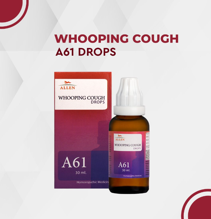 Picture of Allen Homeopathy A61 Whooping Cough Drops - 30 ML