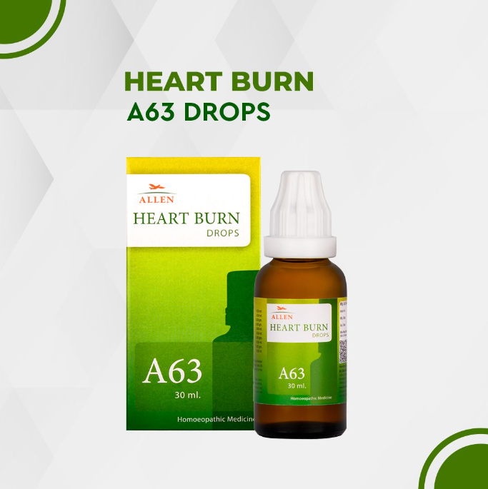 Show details for Allen Homeopathy A63 Heart Burn Drops - 30 ML Picture of Allen Homeopathy A63 Heart Burn Drops - 30 ML
