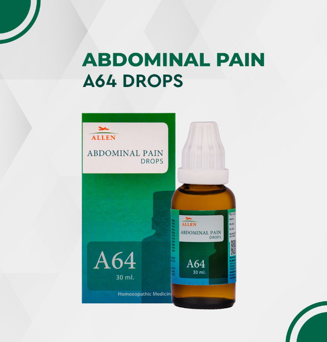 Show details for Allen Homeopathy A64 Abdominal Pain Drops - 30 ML Picture of Allen Homeopathy A64 Abdominal Pain Drops - 30 ML