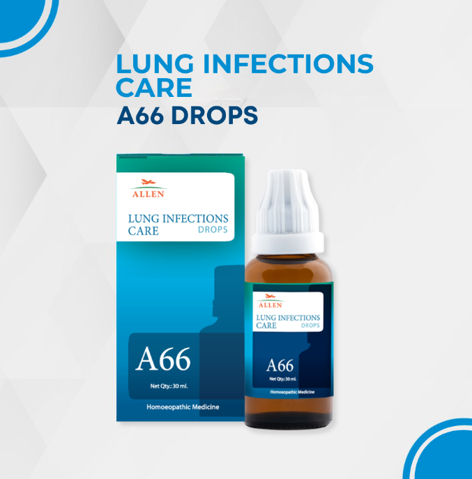 Picture of Allen Homeopathy A66 Lung Infections Care Drops - 30 ML