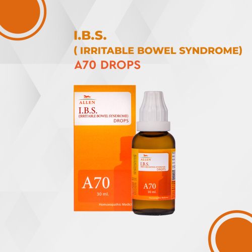 Show details for Allen Homeopathy A70 IBS (Irritable Bowel Syndrome) Drops - 30 ML Picture of Allen Homeopathy A70 IBS (Irritable Bowel Syndrome) Drops - 30 ML