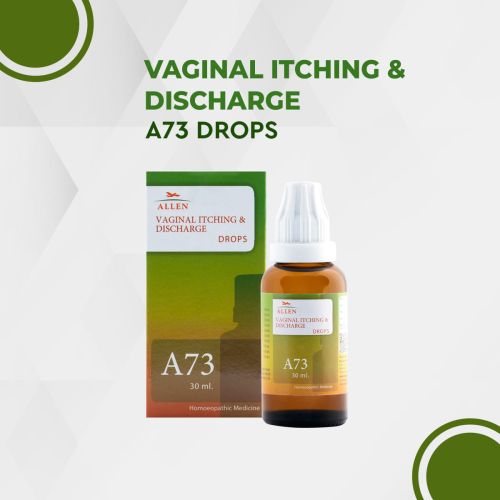 Picture of Allen Homeopathy A73 Vaginal Itching and Discharge Care Drops - 30 ML