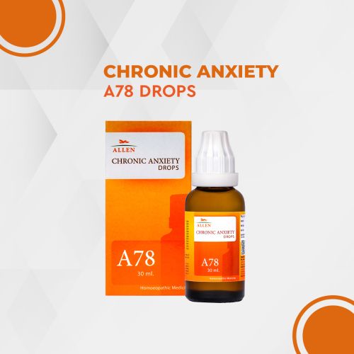 Show details for Allen Homeopathy A78 Chronic Anxiety Drops - 30 ML Picture of Allen Homeopathy A78 Chronic Anxiety Drops - 30 ML