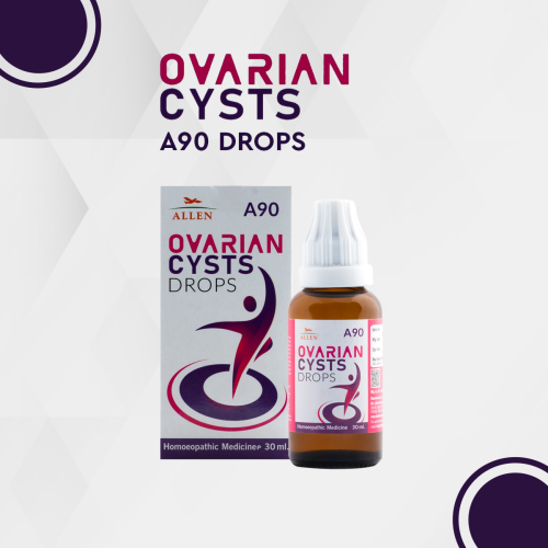 Picture of Allen Homeopathy A90 Ovarian Cysts Drops - 30 ML