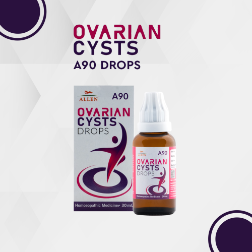 Show details for Allen Homeopathy A90 Ovarian Cysts Drops - 30 ML Picture of Allen Homeopathy A90 Ovarian Cysts Drops - 30 ML