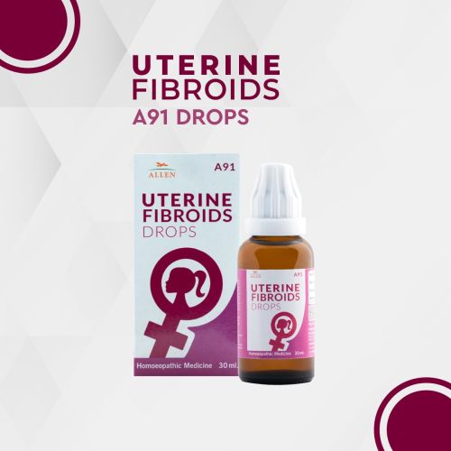 Picture of Allen Homeopathy 91 Uterine Fibroids Drops - 30 ML