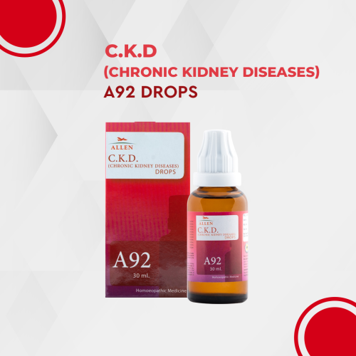 Picture of Allen Homeopathy A92 C.K.D (Chronic Kidney Diseases) Drops - 30 ML