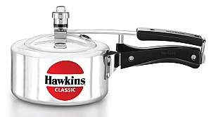 Show details for Hawkins Classic Pressure Cooker 1.5 Litre - Silver (CL15) Picture of Hawkins Classic Pressure Cooker 1.5 Litre - Silver (CL15)
