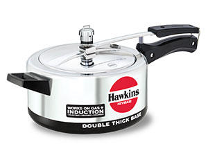 Show details for Hawkins Induction Hevibase 3.5 Liters Pressure Cooker (IH35) Picture of Hawkins Induction Hevibase 3.5 Liters Pressure Cooker (IH35)