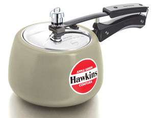 Picture of Hawkins Ceramic Coated Contura Apple Green 3 Litre Pressure Cooker (CAG30)