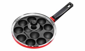 Picture of Hawkins Nonstick Appe Pan With Glass Lid -Red - 12 Cups (NAPE22G)
