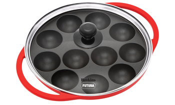 Show details for Hawkins Nonstick Appe Pan 26 cm 12 Cups with Glass lid (NAPE26G) Picture of Hawkins Nonstick Appe Pan 26 cm 12 Cups with Glass lid (NAPE26G)