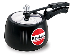 Show details for Hawkins Contura Black Pressure Cooker 3 Litre (CB30) Picture of Hawkins Contura Black Pressure Cooker 3 Litre (CB30)