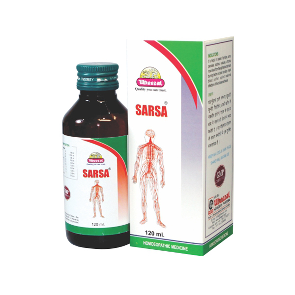 Picture of Wheezal Homeopathy Sarsa Syrup  - 120 ML