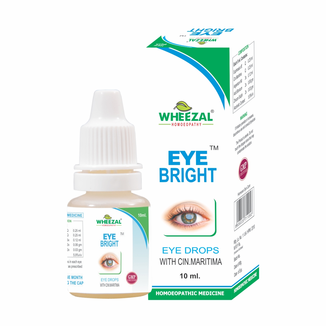 Show details for Wheezal Homeopathy Eye Bright Eye Drops - 10 ML Picture of Wheezal Homeopathy Eye Bright Eye Drops - 10 ML