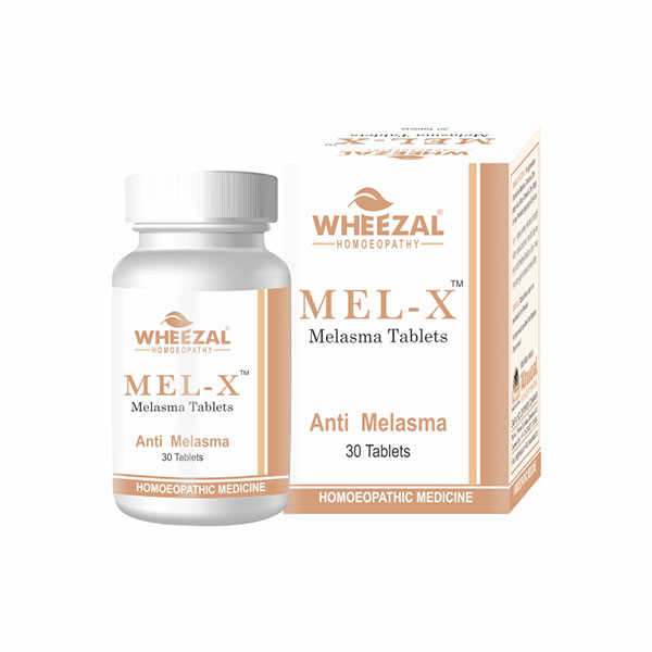 Picture of Wheezal Homeopathy Mel-X Melasma Tablets -30 Tabs