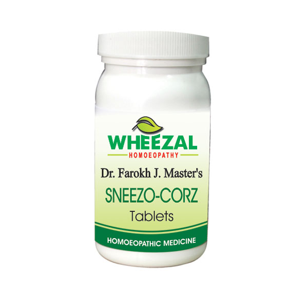 Picture of Wheezal Homeopathy Sneezo-Corz Tablets -75 Tabs